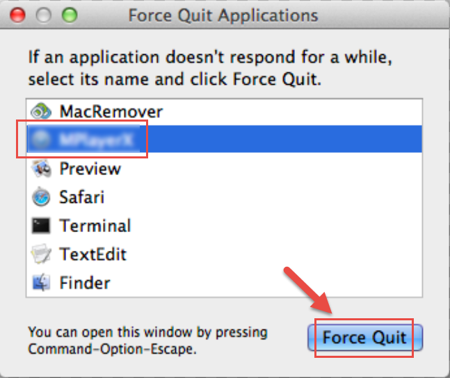 how to force quit imovie on mac