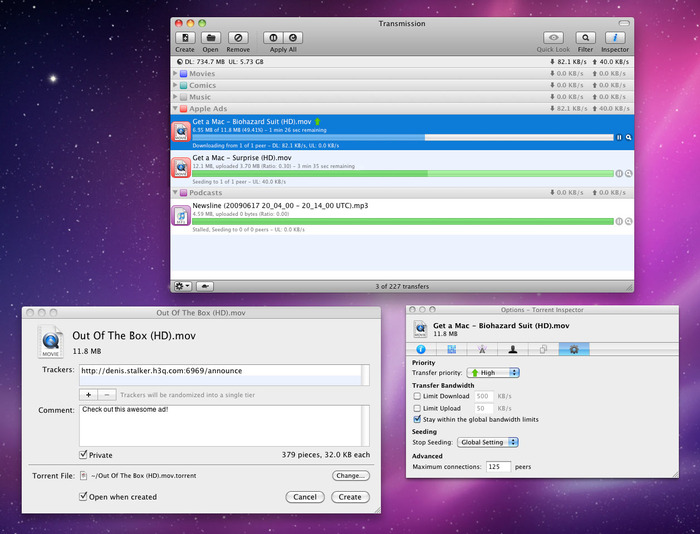 torrent application mac purple