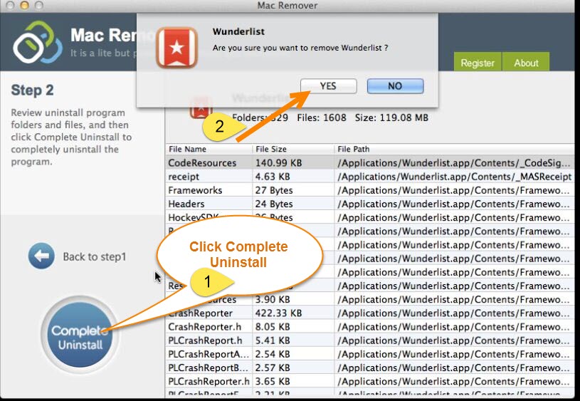 how to uninstall wunderlist