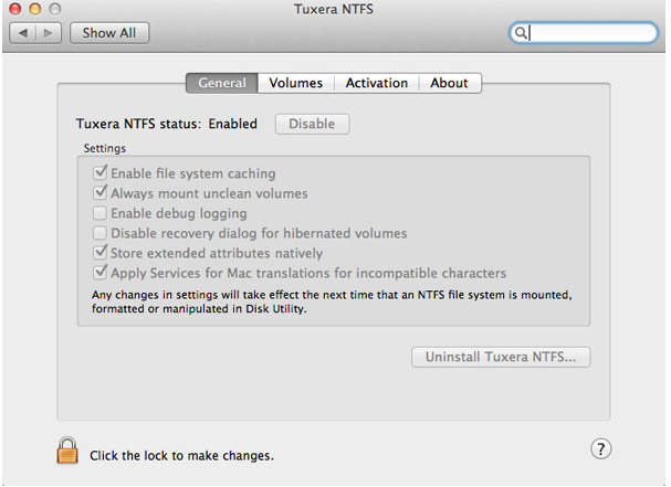 uninstall tuxera ntfs mac