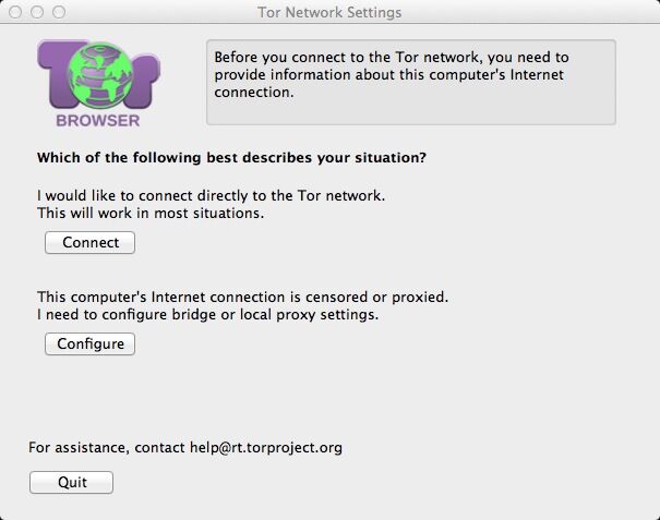 setup proxy for tor on mac os x