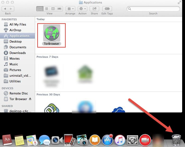how to delete tor browser from mac