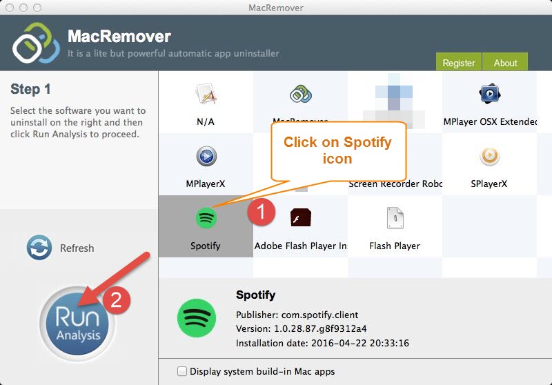 uninstall Spotify 1.0.28.87 