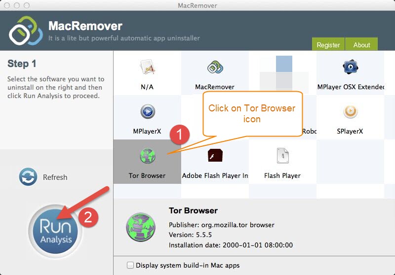 uninstall Tor Browser 5.5.5