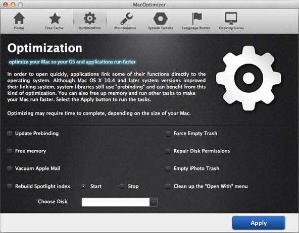 free for mac instal Optimizer 15.4