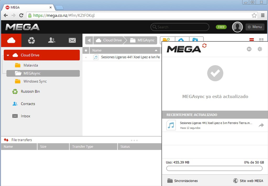 descargar megasync para mac